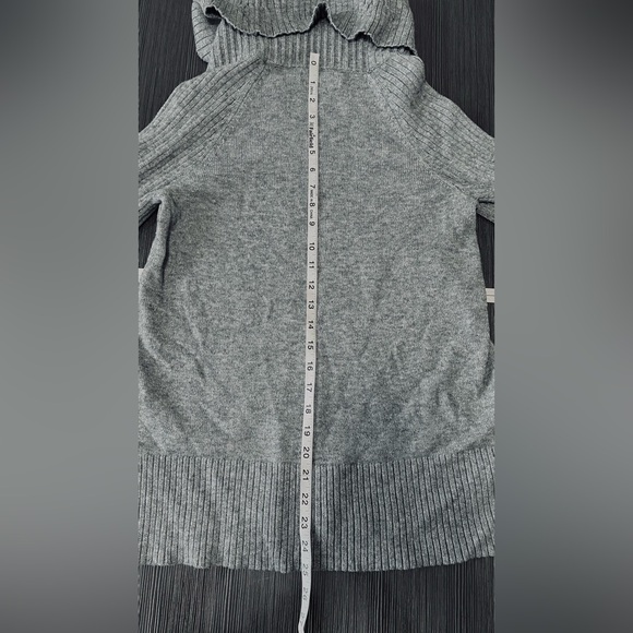 Anthropologie Sweater Paloma Knit Cowl Neck in Gray Size XS - Picture 7 of 12